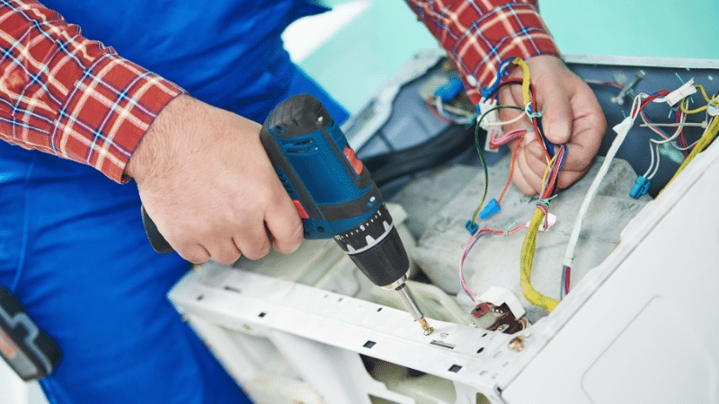 Selendi Goodman Goodman çamaşır makinesi kart tamiri – Su almama arızası orijinal parça ile giderildi. - Teknik servis örneği
